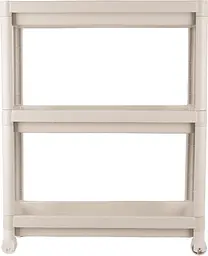Етажерка Violet House 6015 Long Shelf 3 пол. WHITE 54 x 18 x 67 см (6015 Long Shelf 3 пол. WHITE 54*) - мініатюра 2