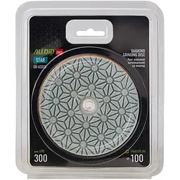 Круг алмазний Alloid Building Tools Star шліфувальний на липучці 100 мм зерно 300 (DD-63373) - мініатюра 4
