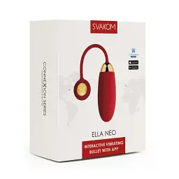 Віброяйце Svakom Ella Neo 21.5 см червоний - мініатюра 3