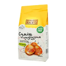 Суміш кукурудзяна World's Rice для домашньої випічки та хліба 700 г - мініатюра 2