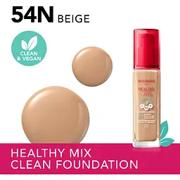 Тональна основа Bourjois Healthy Mix Clean & Vegan відтінок 54N (Beige) 30 мл - мініатюра 3