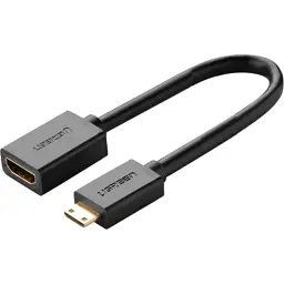 Переходник Ugreen Mini HDMI M to HDMI F 0.22 m black (20137)