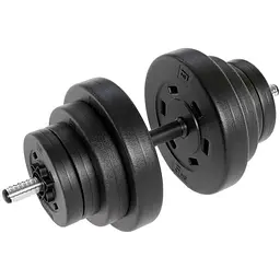Гантеля композитна Hop-Sport 20кг PRO з рукавичками