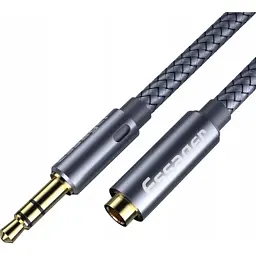 Кабель мультимедійний 3.5mm F to 3.5mm M 1.0m Essager (EYPY35-MY0G)
