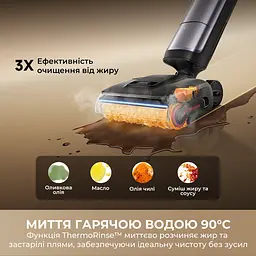 Бездротовий миючий пилосос Dreame H16 Pro Steam - мініатюра 4