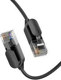 Патч корд Ugreen мережевий кабель 10 Гбіт \ Ethernet RJ45 Cat 6a круглий 0.5М Black (NW122)