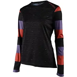 Велоджерсі Troy Lee Designs Wmns Lilium LS Jersey Rugby Black XS (1106-358527001)
