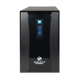 Джерело безперебійного живлення KRF-2000VA/1200W(LCD) UPS Kraft (42-00004) - мініатюра 2