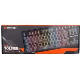 Клавіатура мембранна Fantech Soldier K612 підсвічування кабель USB 1.6 м чорна (ЦУ-00033225_853) - мініатюра 3