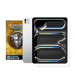 Захисна плівка iPad Pro 13 2024 прозора, протиударна, 2.5D, 5H, Extreme Shock Eliminator, 3th Generation, X-One