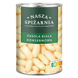 Квасоля біла консервована Nasza spizarnia 400г.