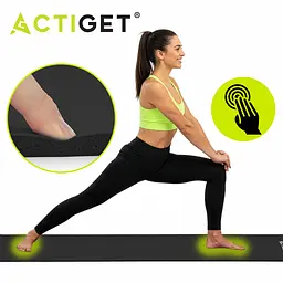 Килимок спортивний Actiget NBR 183 x 61 x 1 cм для йоги та фітнесу ACT0020 Black - мініатюра 9