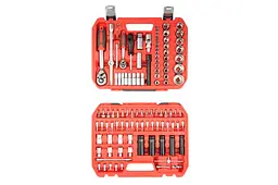 Набір автомобільного ручного інструменту Intertool ET-9111 1/4" x 1/2" RED у наборі 111 предметів - мініатюра 3