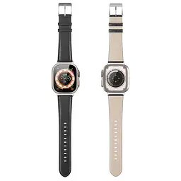 Ремінець Dux Ducis Leather Strap Classic для Apple Watch 38/40/41/42mm(ser.10) Black - мініатюра 4