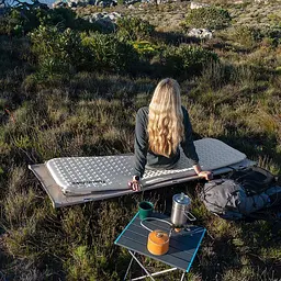 Матрац надувний Naturehike (CNK2300DZ013) 3.5см - одномісний - світло-сірий - мініатюра 5