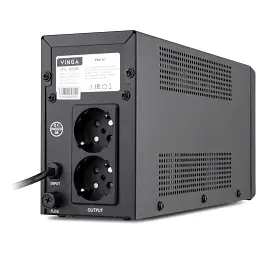 Пристрій безперебійного живлення Vinga LCD 600VA metal case (VPC-600M) - мініатюра 3