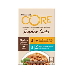 Набір консервів для котів Wellness CORE Tender Cuts Chicken Selection Multipack з куркою - мініатюра 2