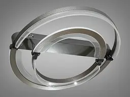 Стельова LED-люстра з пультом, диммером та підсвічуванням Diasha 5219/600+400 - мініатюра 3