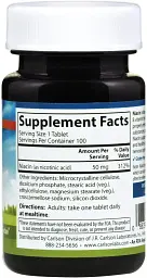 Ніацин Вітамін В3 Carlson Labs Niacin 50 мг 100 таблеток - мініатюра 2
