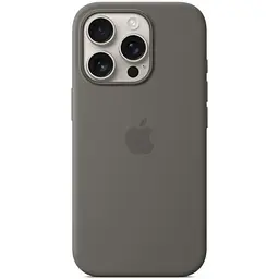 Силіконовий чохол CasePro Silicone Case з MagSafe Stone Gray для iPhone 16 Pro - мініатюра 2