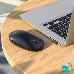 Миша бездротова Hoco GM15 Art Bluetooth + 2.4G Чорний - мініатюра 5
