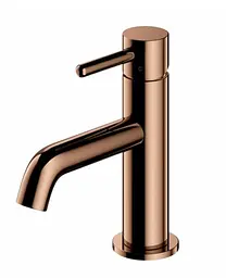 Змішувач для умивальника Omnires Y copper (Y1210NCP) низький, мідний глянцевий