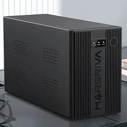 ДБЖ Marsriva MR-UF2000, 2000ВА/1200Вт, Line-Interactive, LED version, 2хSchuko, 2x12V/9Ah, metal - мініатюра 4