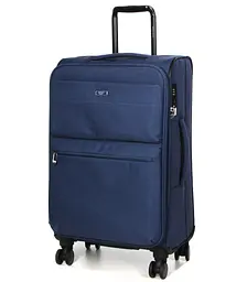 Валіза середня M тканинна з розширенням Airtex 828 68×42×31см 71л Темно-синій - мініатюра 1