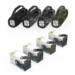 Бездротова акумуляторна колонка Bluetooth BT5.0 караоке бумбокс 55W акустична система з мікрофоном HOPESTAR A6 PRO - мініатюра 7
