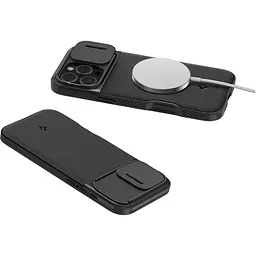Чохол Spigen Optik Armor MagFit with MagSafe для iPhone 16 Pro Max Black (ACS08015) [115483] - мініатюра 9
