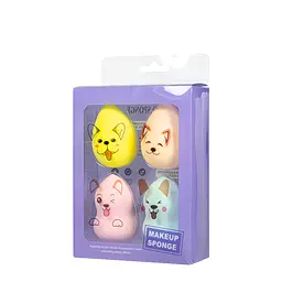 Набір спонж для макіяжу 4 в 1 в асортименті Makeup Sponge