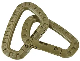 Карабін ABS (2 шт) MIL-TEC Coyote 15921005