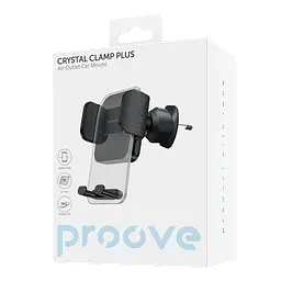 Холдер Proove Crystal Clamp Plus Air Outlet Car Mount black UA (CHCCP0000001) - мініатюра 2