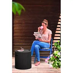 Стіл Keter Cool Stool коричневий (17200045) - мініатюра 3