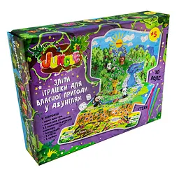 Набір маси для ліплення Strateg Jungle українською мовою (71409) - мініатюра 3