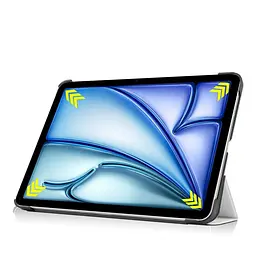 Чохол-книжка BeCover Smart Case для Apple iPad Air 11" M2/M3 (2024/2025) Білий (711597) - мініатюра 7
