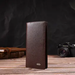 Чоловічий шкіряний гаманець Canpellini 9,2х18,8х1 см acs0025604 - мініатюра 5