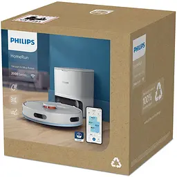 Робот-пилосос Philips Series 2000 білий (XU2100/25) - мініатюра 4