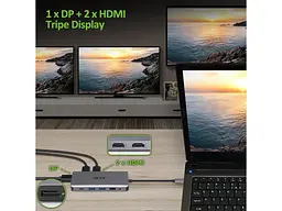 Док-станція Acer 12-in-1 Type-C Dongle (HP.DSCAB.009) - мініатюра 7