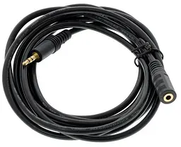 Кабель AUX Audio TRS M/F 3.0м черный