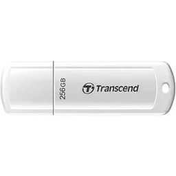 USB флеш накопичувач Transcend 256GB JetFlash 730 White USB 3.1 (TS256GJF730) - мініатюра 2