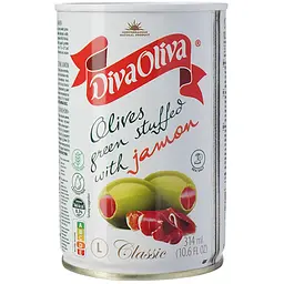 Оливки Diva Oliva з хамоном 300 г - мініатюра 2