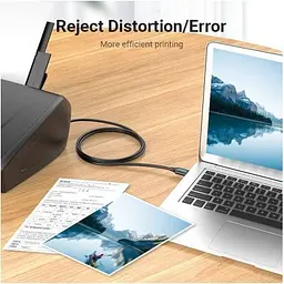Кабель для принтера Vention USB 2.0 AM/BM 5.0m black (COQBJ) - мініатюра 3