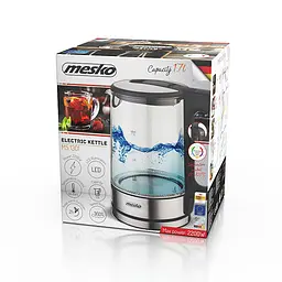 Електрочайник Mesko MS 1301 Black з регулятором темп. - мініатюра 10