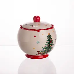 Новорічна цукорниця з кришкою New Year Yiwu CR-1-5 - мініатюра 4