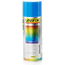 Фарба аерозольна UNIFIX 400мл небесний синій акрилова універсальна RAL 5015