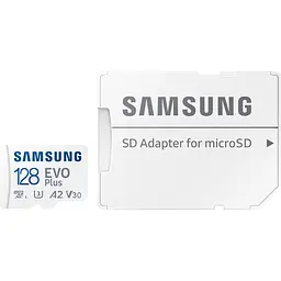 Карта пам'яті Samsung microSDXC EVO Plus 128 GB Class 10 UHS-I U3 V30 A2 + SD Adapter (MB-MC128SA) [165883] - мініатюра 5