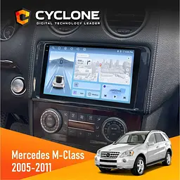 Штатна магнітола Mercedes-Benz ML-Class (W164) 2005-2011 AMP Cyclone C9-012 4x64 DSP 4G Cyclone (НФ-00007343)