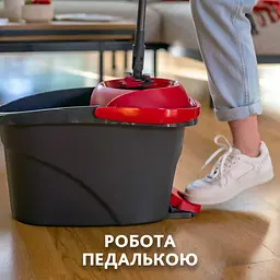 Комплект для прибирання Vileda Ultramax Turbo Швабра та відро з віджимом (4023103206236) - мініатюра 4