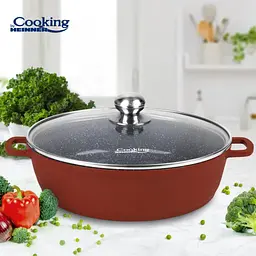 Каструля з алюмінію Heinner Calabria зі скляною кришкою (HR-JLG-J36JCR) - мініатюра 2